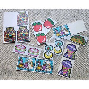 16 VINTAGE 1980s Natural Scratch & Sniff Stickers Mello Smellos Lot Still Smell